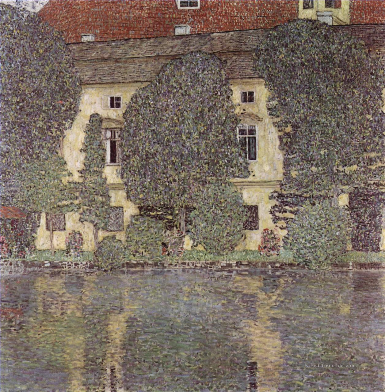 Schlob Kammeram Attersee Symbolik Gustav Klimt Ölgemälde